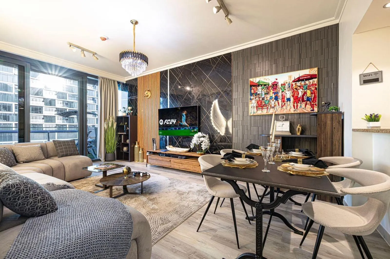 Apartamento Elite Class 2Br Luxe Burj Khalifa View Big Living Room Dubai