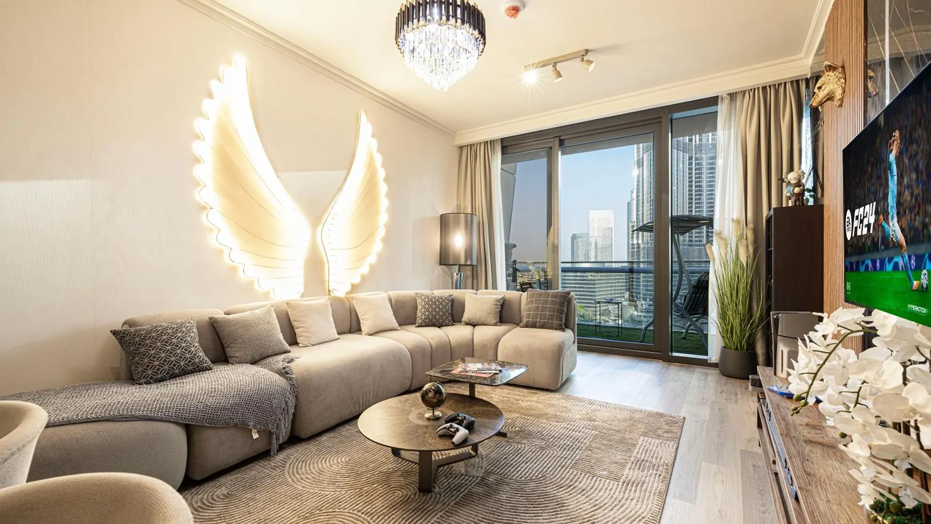 Elite Class 2Br Luxe Burj Khalifa View Big Living Room Dubai 0*,